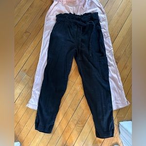 Anthropologie paper bag waist pants